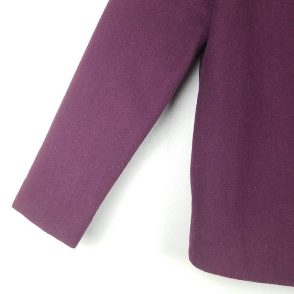 Kate Spade Saturday Behind The Seams Plum Blazer - Picture 3 of 7